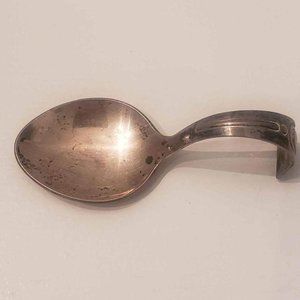 Vintage Curved Handle Baby Spoon